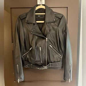 Quince 100% Leather motorcycle jacket